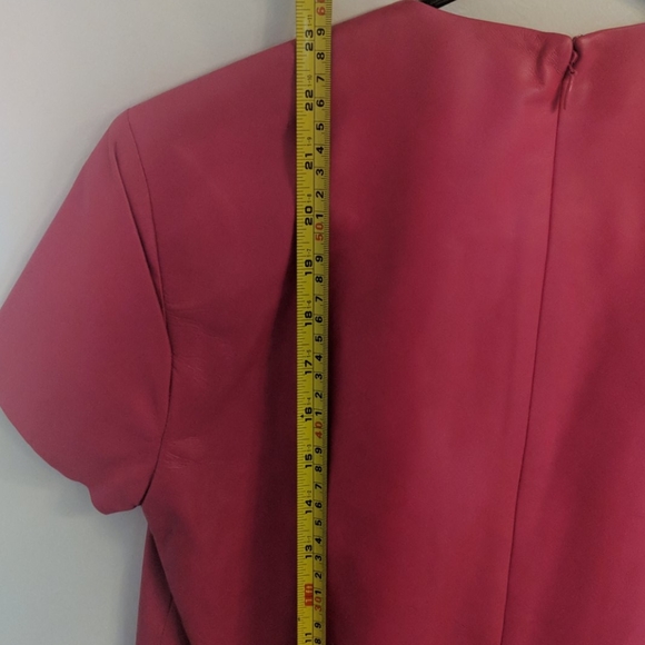 Ralph Lauren black label Rowena lamb leather top - Picture 7 of 10